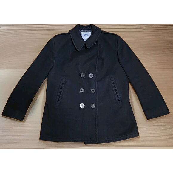 DSCP Quarterdeck Peacoat Woman's 16R Wool US Military Navy Issued Heavy Overcoat - Picture 1 of 10